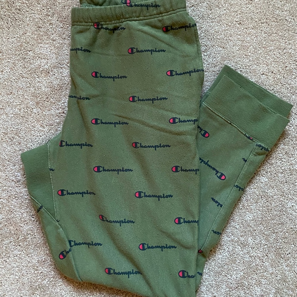 Champion Reverse Weave Joggers, All Over Logo